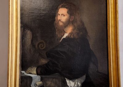 Tiziano Vecelli (Titian) Portrait of a Musician (1515 - 45?)
