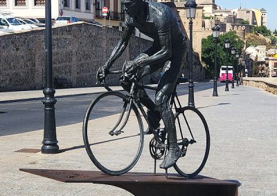 Statue of Federico Martín Bahamontes - Winner of the 1959 Tour de France