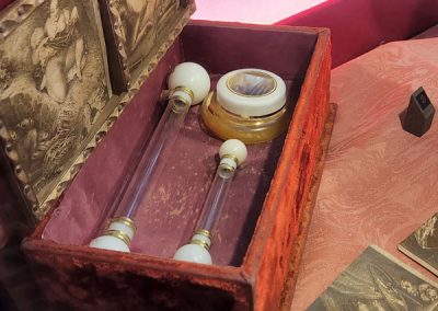 France early 19th Century refined set of dildos with lubricating ointment (probably hallucinogenic)